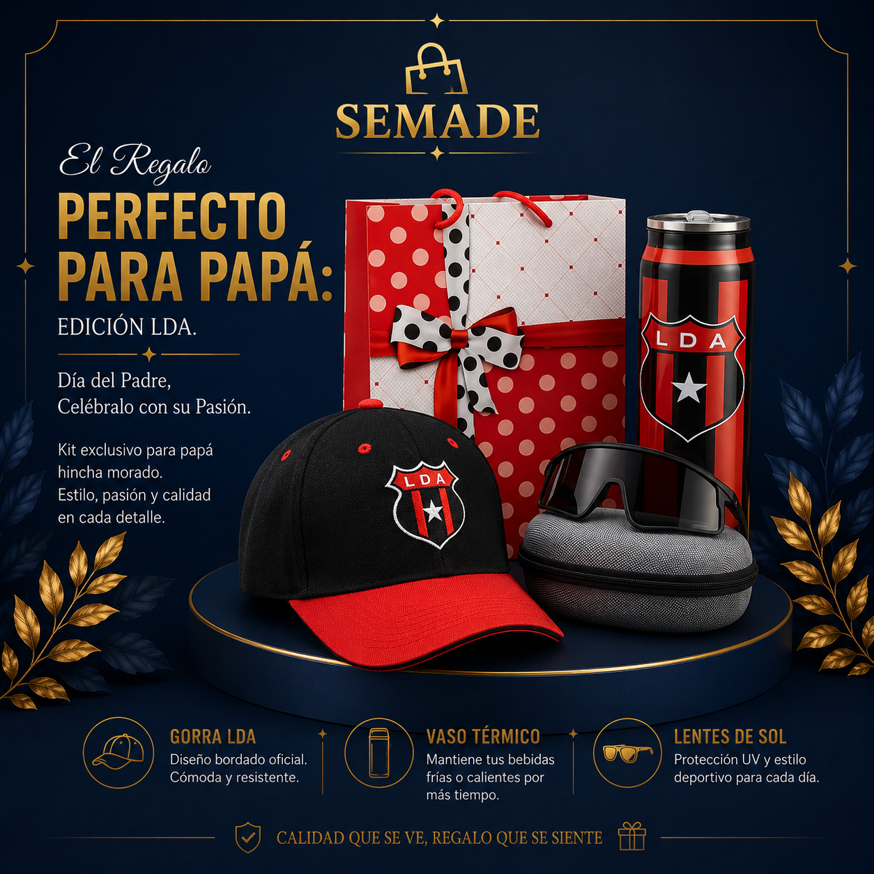 Set de Regalo Liga Deportiva Alajuelense para Papá