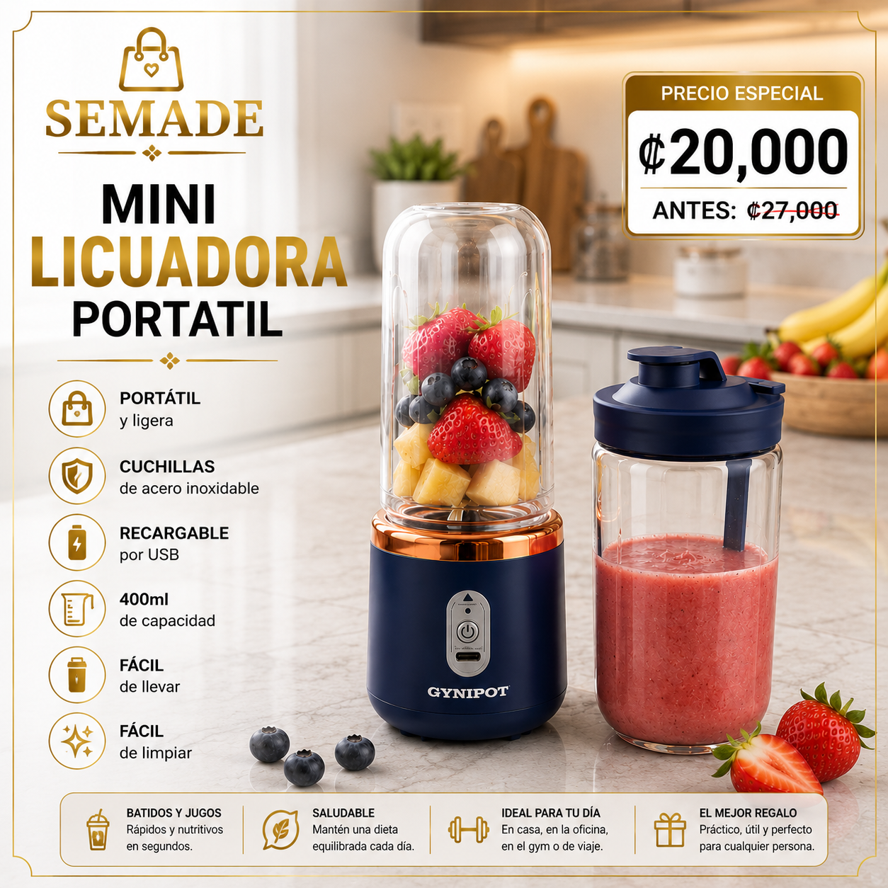MINI LICUADORA GYNIPOT