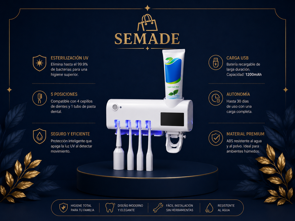 Esterilizador Inteligente Para Cepillos de Dientes