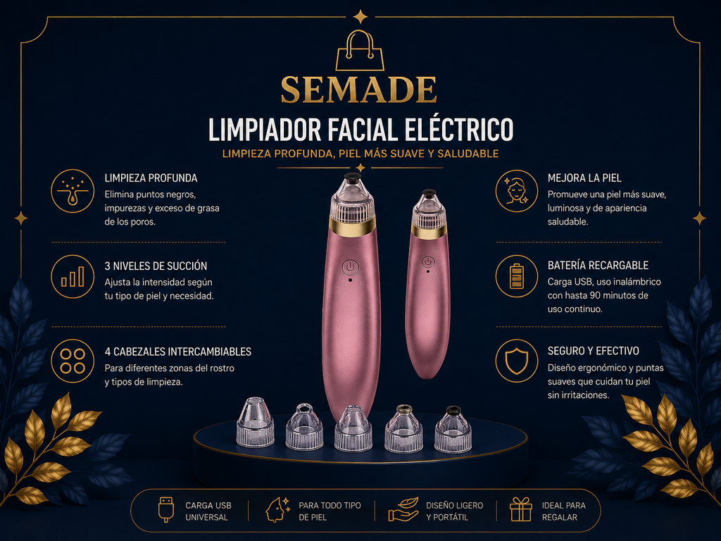 LIMPIADOR FACIAL POR SUCCIÓN