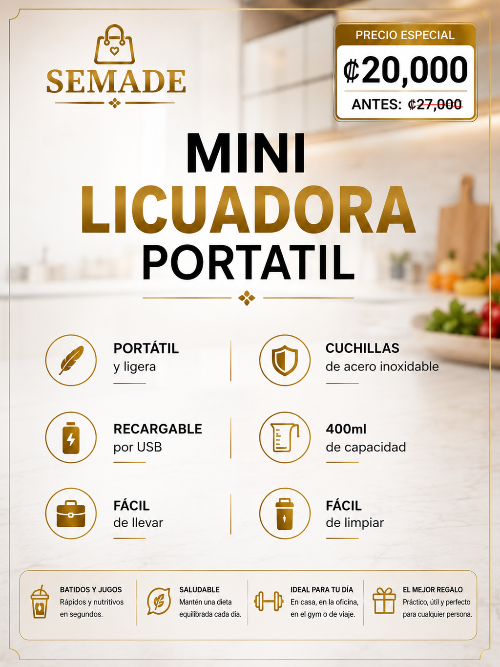 MINI LICUADORA GYNIPOT
