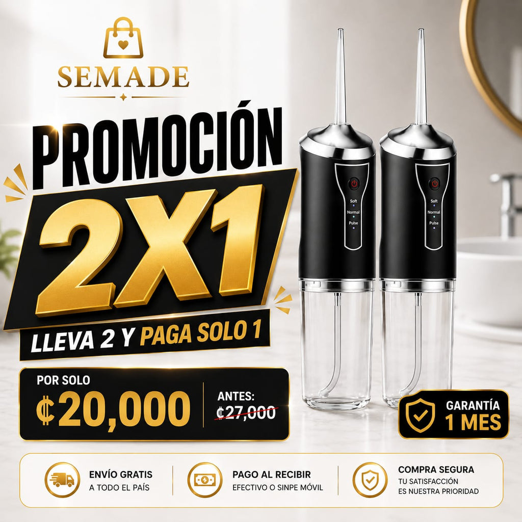 Irrigador Oral Portátil Recargable