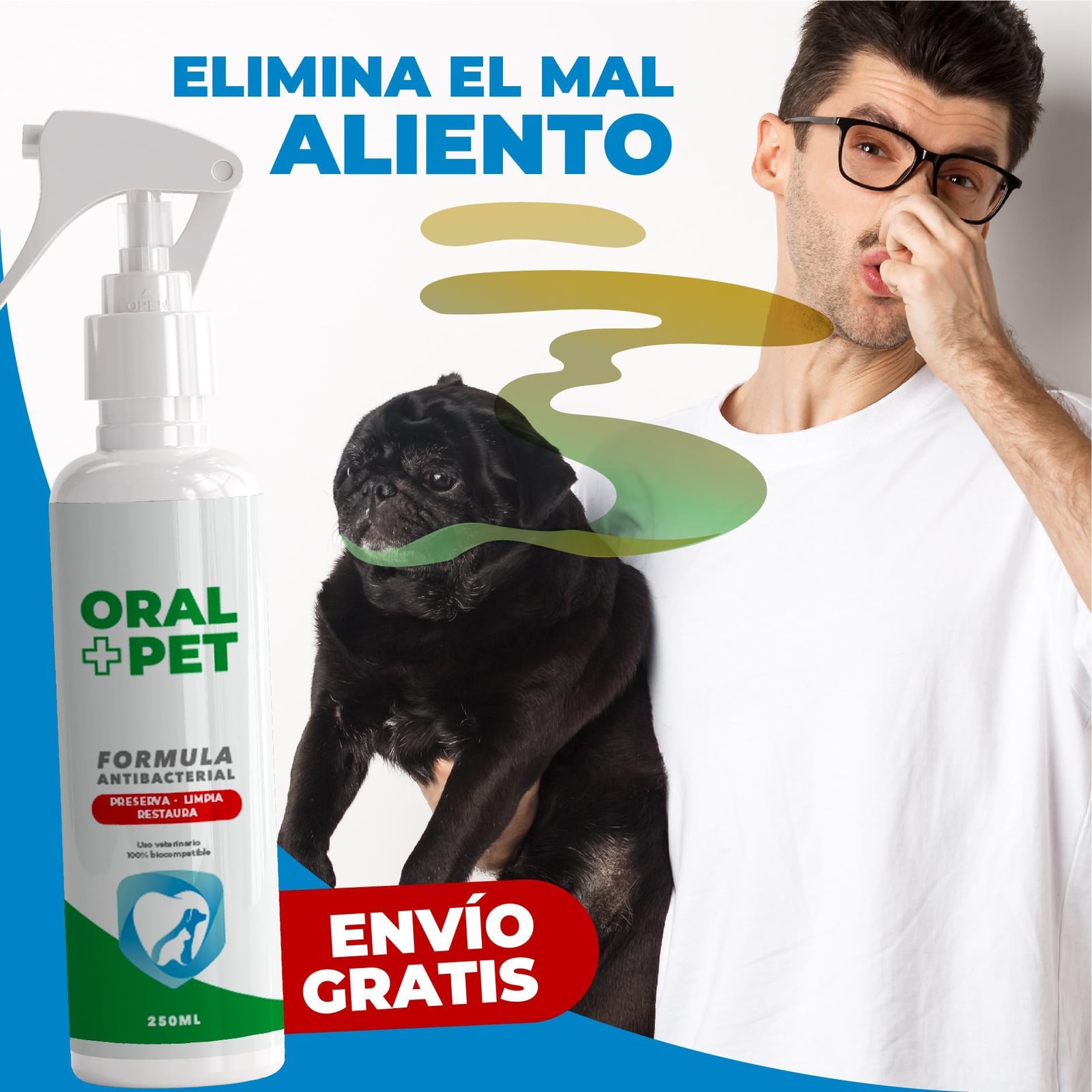 Eliminador de Mal Aliento para Mascotas 🐾